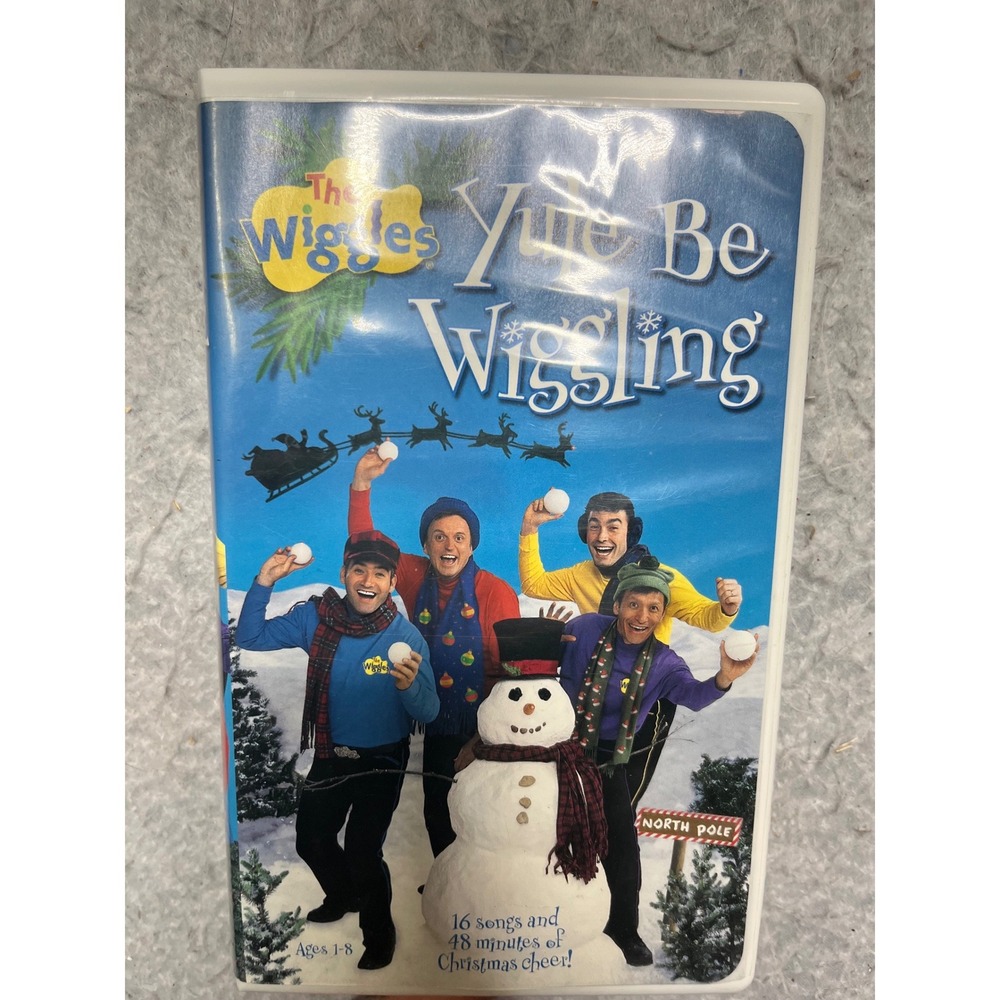 The Wiggles Yule Be Wiggling‎ VHS 2001 Christmas Holiday Musical Kids Video